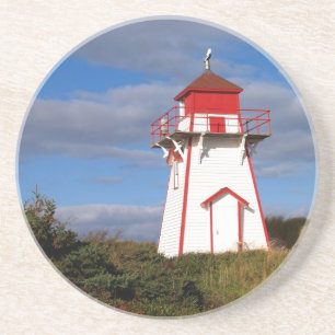 Leuchtturmreihe - PEI Leuchtturm Außendorf Getränkeuntersetzer