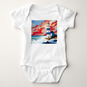 Leuchtturmsammlung Baby Strampler