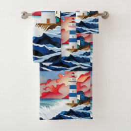 Leuchtturmsammlung Badhandtuch Set