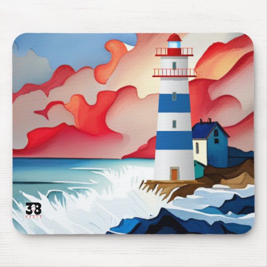 Leuchtturmsammlung Mousepad (Vorne)