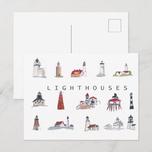 Leuchtturmsammlung Postkarte (Vorne/Hinten)