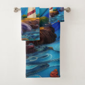 Leuchtturmspitze Badhandtuch Set (Insitu)