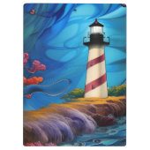 Leuchtturmspitze Klemmbrett (Rückseite)