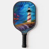 Leuchtturmspitze Pickleball Schläger (Rückseite)