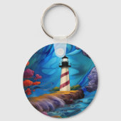 Leuchtturmspitze Schlüsselanhänger (Vorderseite)