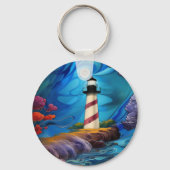 Leuchtturmspitze Schlüsselanhänger (Rückseite)