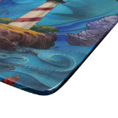 Leuchtturmspitze Schneidebrett (Ecke)