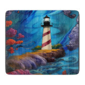 Leuchtturmspitze Schneidebrett (Vorderseite)