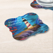 Leuchtturmspitze Untersetzer (angewinkelt)