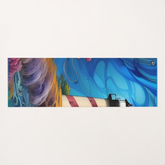 Leuchtturmspitze Yogamatte (Rückseite (Horizontal))