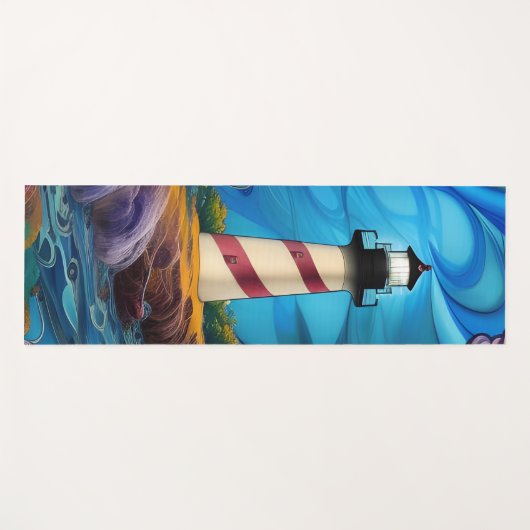 Leuchtturmspitze Yogamatte (Vorderseite (Horizontal))