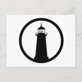Leuchtturmsymbol Postkarte (Vorderseite)