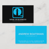 Leuchtturmsymbol Visitenkarte (Vorne/Hinten)