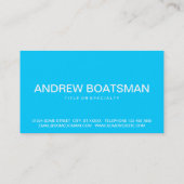 Leuchtturmsymbol Visitenkarte (Rückseite)