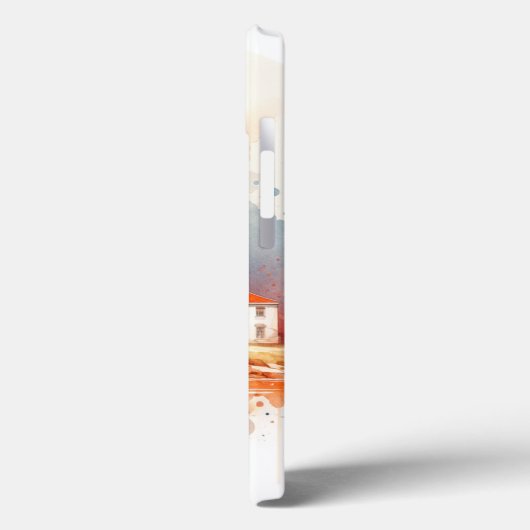 : Leuchtturmtelefon, Handy-Abdeckung an der Küste, Case-Mate iPhone Hülle (Rückseite / Links)