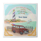 Leuchtturmträume Fliese (Vorderseite)