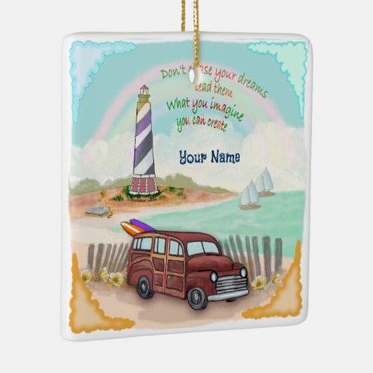 Leuchtturmträume Keramikornament (Rechts)