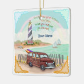 Leuchtturmträume Keramikornament (Links)