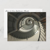 Leuchtturmtreppen Nr. 1 Postkarte (Vorne/Hinten)