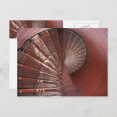 Leuchtturmtreppen Postkarte (Vorne/Hinten)