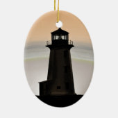Leuchtturmverzierung Peggy Bucht Neuschottland Keramikornament (Hinten)