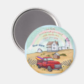 Leuchtturmweg Magnet (Vorderseite/Rückseite)