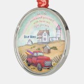 Leuchtturmweg Ornament Aus Metall (Links)