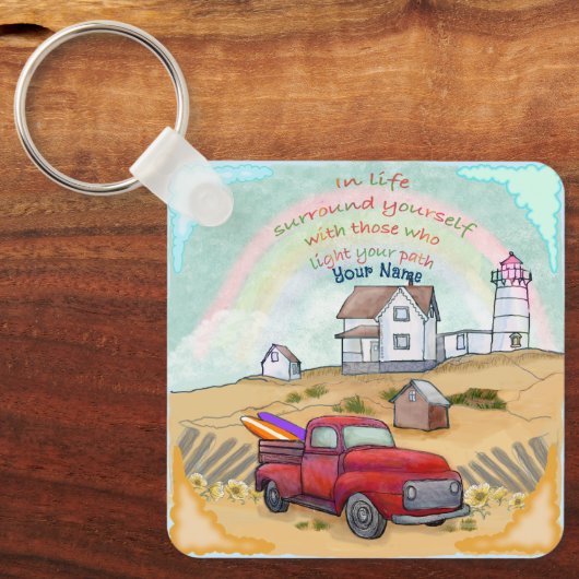 Leuchtturmweg Schlüsselanhänger (Vorderseite)
