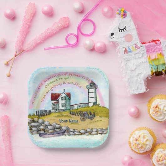 Leuchtturmzeiting Pappteller (Party)