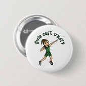 Leuchtwein in grüner Uniform Button (Vorne & Hinten)