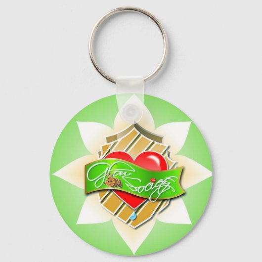 Leuchtzeichen Schlüsselanhänger (Vorderseite)