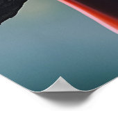 Leucistic cardinal  poster (Ecke)