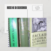 Leugh 's a' Ghàidhlig Postkarte (Vorne/Hinten)