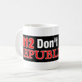 Leugnen Sie nicht Kaffeetasse (Vorderseite Links)