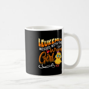 Leukämie aus den falschen Girl Chick Awarenes Kaffeetasse