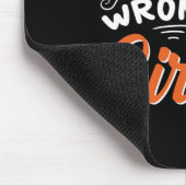 Leukämie aus den falschen Girl Chick Awarenes Mousepad (Ecke)