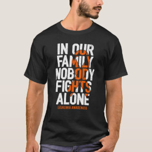 Leukämie Awareness Family Square Unterstützung Leu T-Shirt