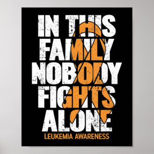 Leukämie Awareness Family Unterstützung Leukemia A Poster