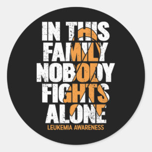 Leukämie Awareness Family Unterstützung Leukemia A Runder Aufkleber