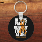 Leukämie Awareness Family Unterstützung Leukemia A Schlüsselanhänger (Vorderseite)