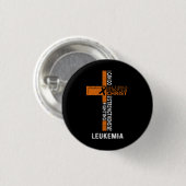 Leukämie bekämpft Krebs-Glaube quer durch alle Din Button (Vorne & Hinten)