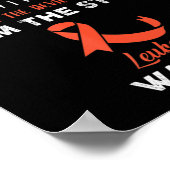 Leukämie Bekämpfung der Krebserkrankung 8 Poster (Ecke)