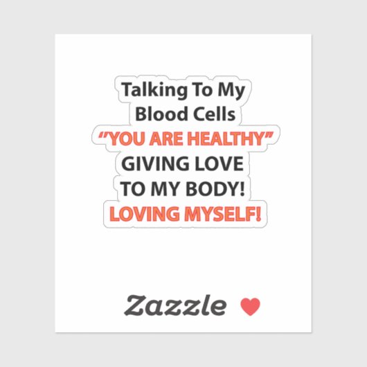 Leukämie Bewusstsein Aufkleber (Blatt)