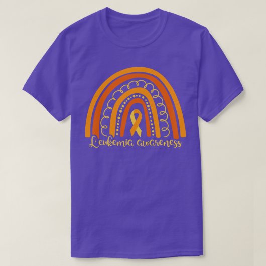 Leukämie Bewusstsein Boho Rainbow I T-Shirt (Design vorne)