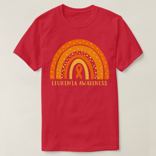 Leukämie Bewusstsein Boho Rainbow III T-Shirt (Design vorne)