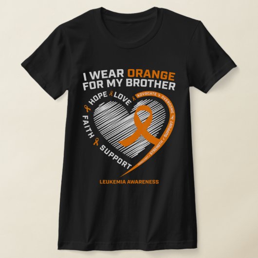 Leukämie Bewusstsein Bruder gibt Kinder Leukämie A T-Shirt (Ablage )