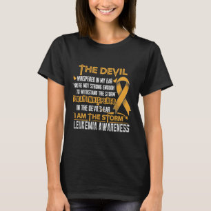 Leukämie Bewusstsein, dass ich der Sturmtebel bin T-Shirt