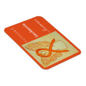 Leukämie Bewusstsein Engel Custom Magnet (Rechte Seite)