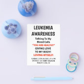 Leukämie Bewusstsein Flyer (Einzeln)