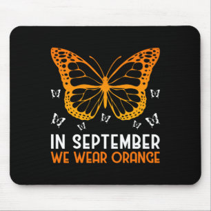 Leukämie-Bewusstsein Im September tragen wir Orang Mousepad